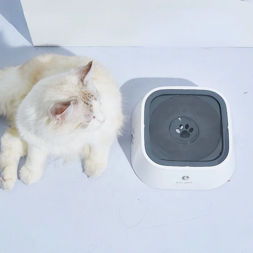 Plastic Portable Pet Anti Spill Dog Bowls Floating Not Wetting Mouth Cat Bowl No Spill Pet Drinking Water Feeder Dog Bowl