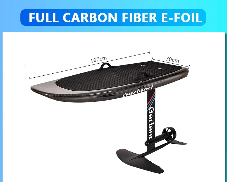 Water Sports Equipment E-Foil  Electric Motorized Surfboard  Hydrofoil Surfboard with battery