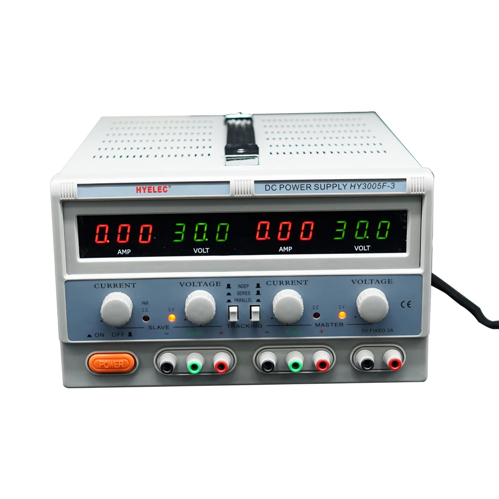 HYELEC dc power supply 30v 5a dc power supply Regulated power supply triple channel