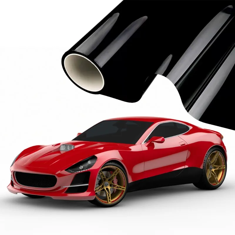 CNN05 VLT 5% ИК CUT 76% УФ 99% окрашенная пленка Солнечный контроль защита от нагрева автомобильный клейкий оттенок нано-керамическая