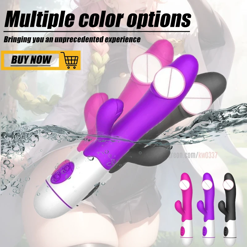 New Best Simple and Easy to Operate Waterproof 12x Multi Speed Soft Silicone Vibration Dildo Pink Vibrator for Women