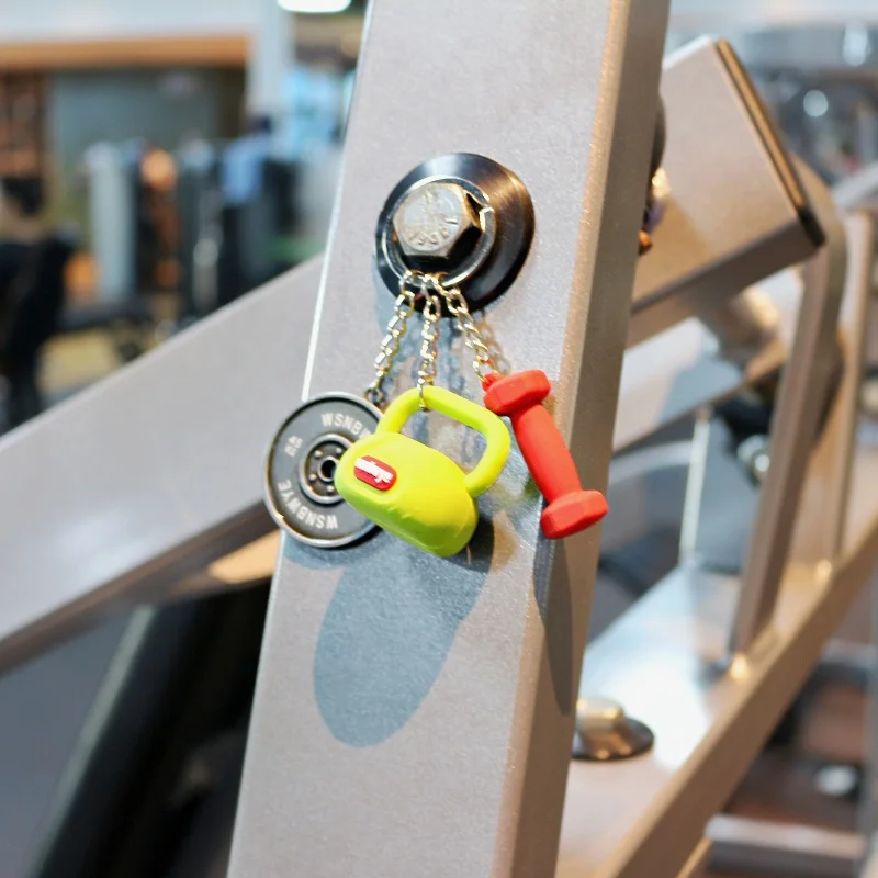 25 lb gym lbs pink bench band Designer 2kg portable Kettlebell Barbell portable sets adjustable dumbbell 7.5kg 25 lbs Keychain