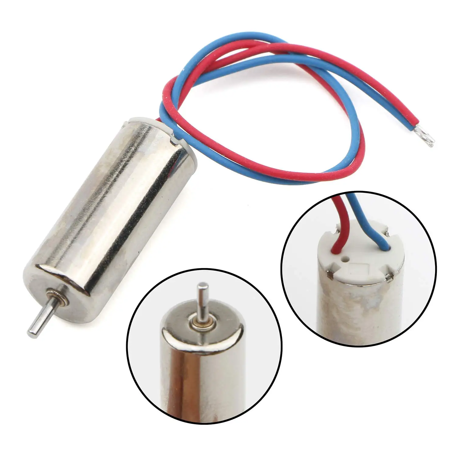 New DC 3.4V 45000RPM Micro 8520 DC Motor 2 Propellers for RC Aircraft Helicopter Toy