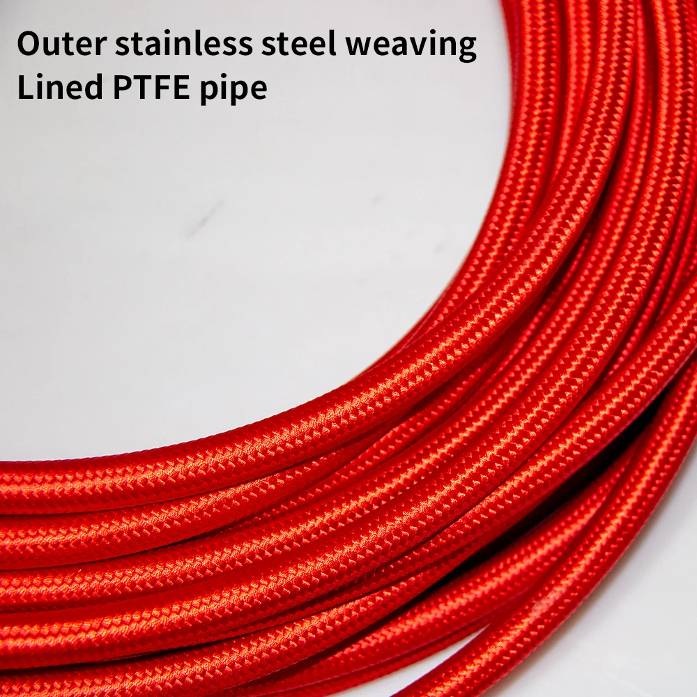 PTFE lined metal hose PTFE stainless steel lined PTFE bellows corrosion-resistant braided pipe metal hose