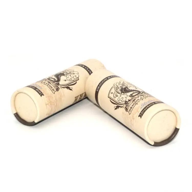 Custom Logo Round Food Paper Tubes Tea Packaging Boxes China Factory Cosmetic Push Up Cardboard Small Kraft Paper Tube Packaging