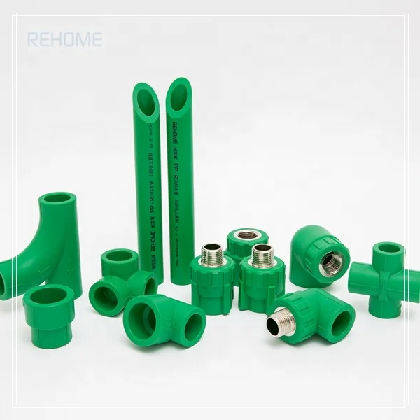 REHOME factory Plastic PN20 Pumps Solar Water PPR Connector Injection PPR Accessories elbow Fitting Plumbing PPR Fitting