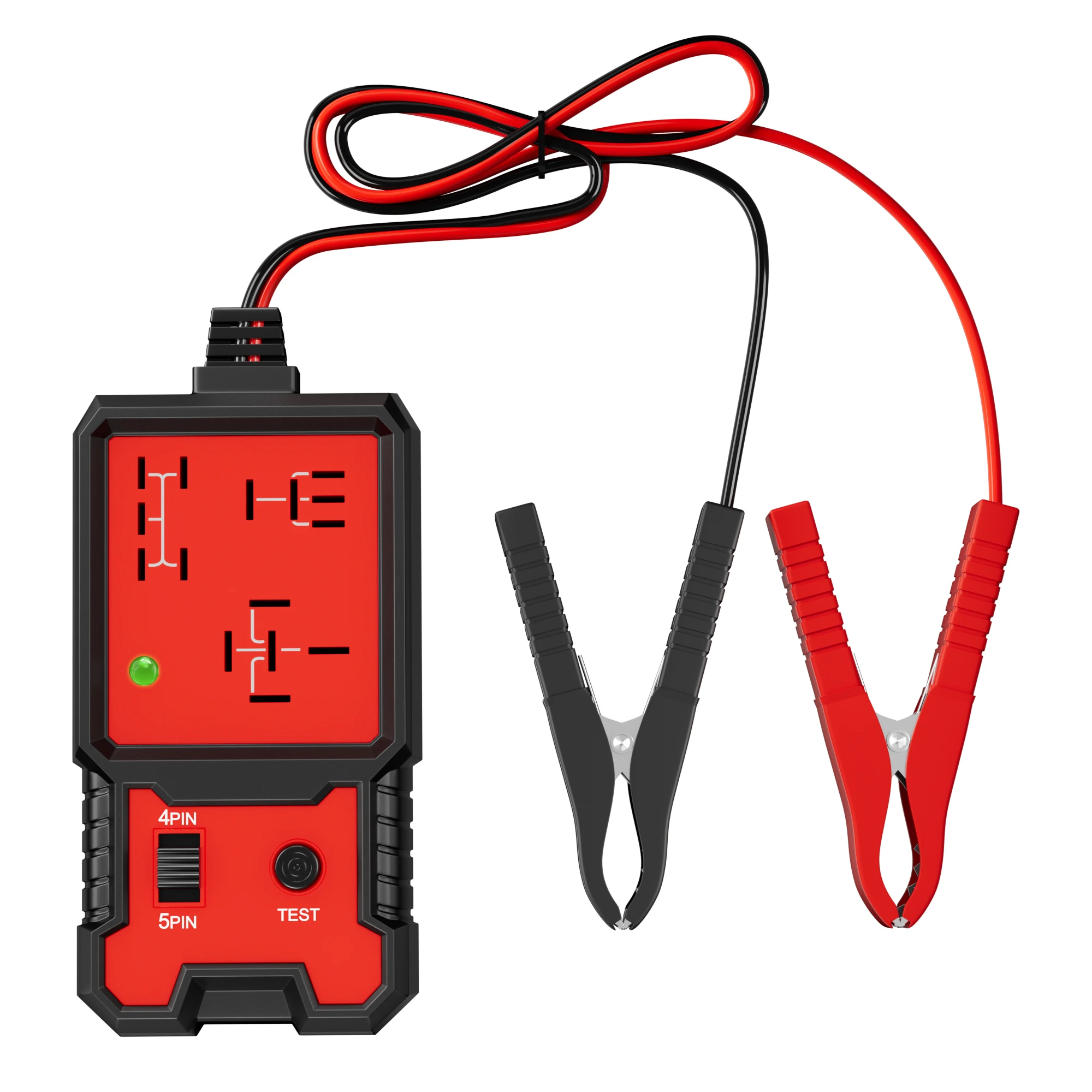 Electronic Automotive Car Relay Tester 12V Led Indicator Car Battery Diagnostic Alternator Checker Charging Cranking Tester