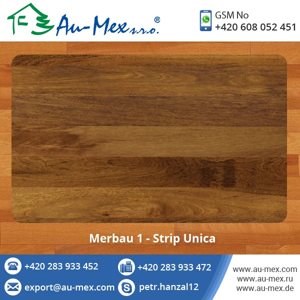 Manufacturer of Top Quality Merbau 1 - Strip Engineered Wood Flooring