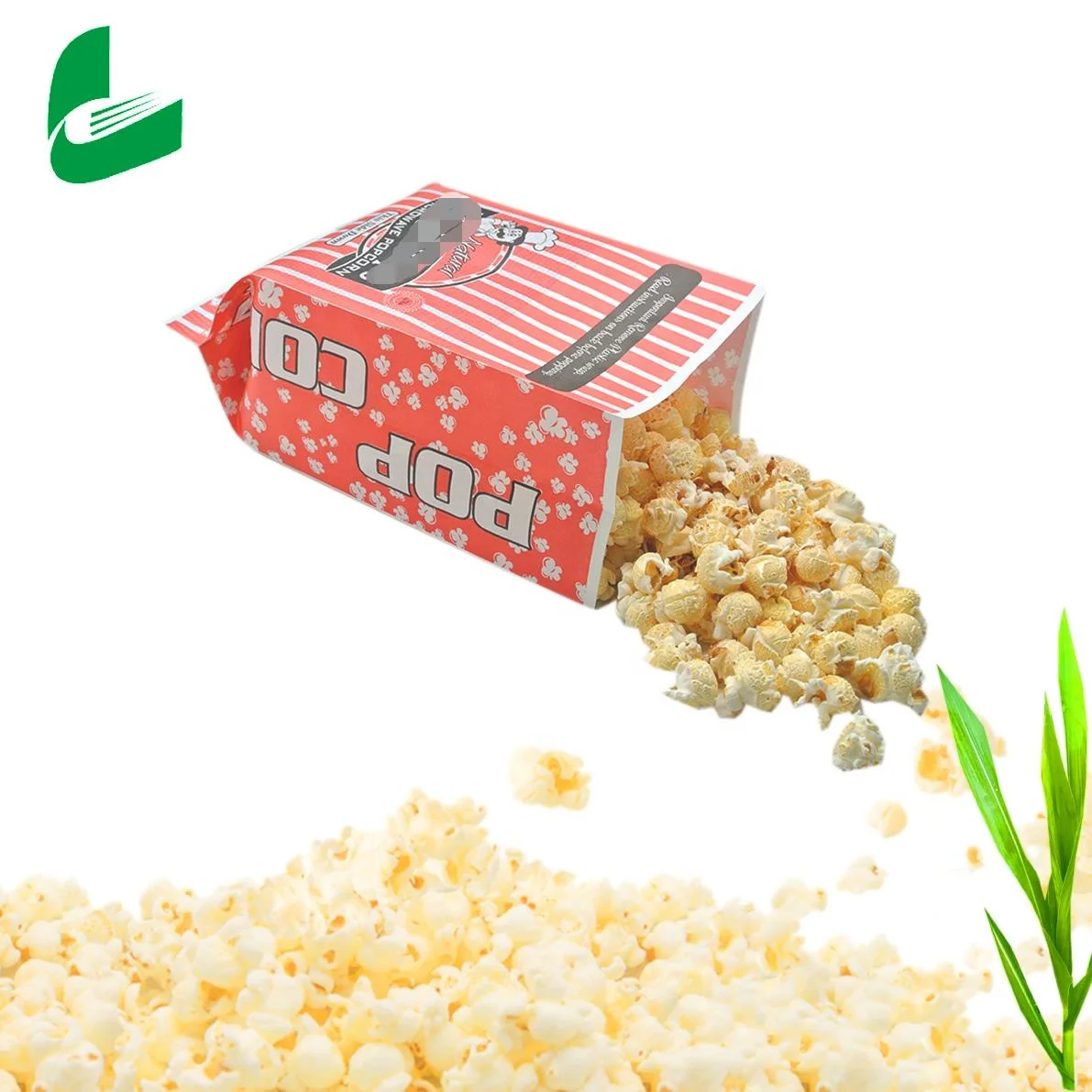 Jinan Huafeng printing waterproof and greaseproof biodegradable paper kraft microwave popcorn paper bag