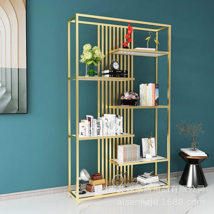 Металлическая Легкая Роскошная настенная полка, металлическая настенная подвесная маленькая книжная полка, настенная полка для хранения в гостиной, железная полка