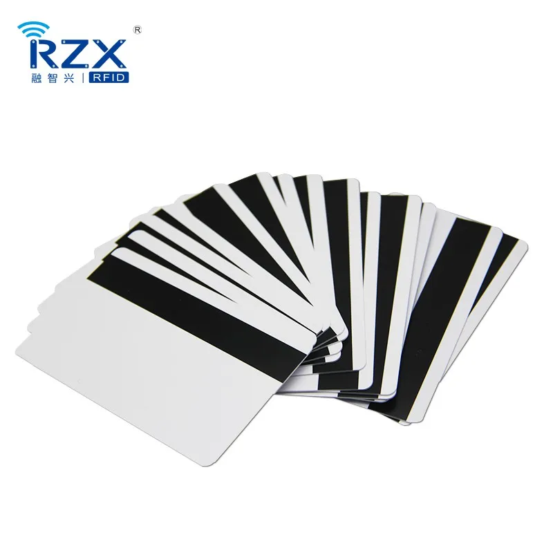 Printable PVC Blank Magnetic Stripe Card Custom Plastic Card HICO 2750oe Magnetic Stripe PVC Cards