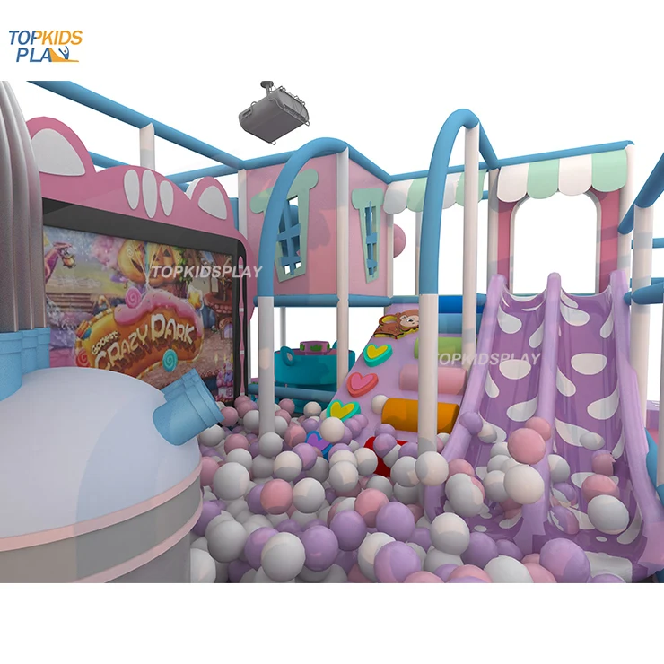 Amusement Park Juegos Para Ninos Children Fun Games Commercial Plastic Indoor Playground With Slides Sets