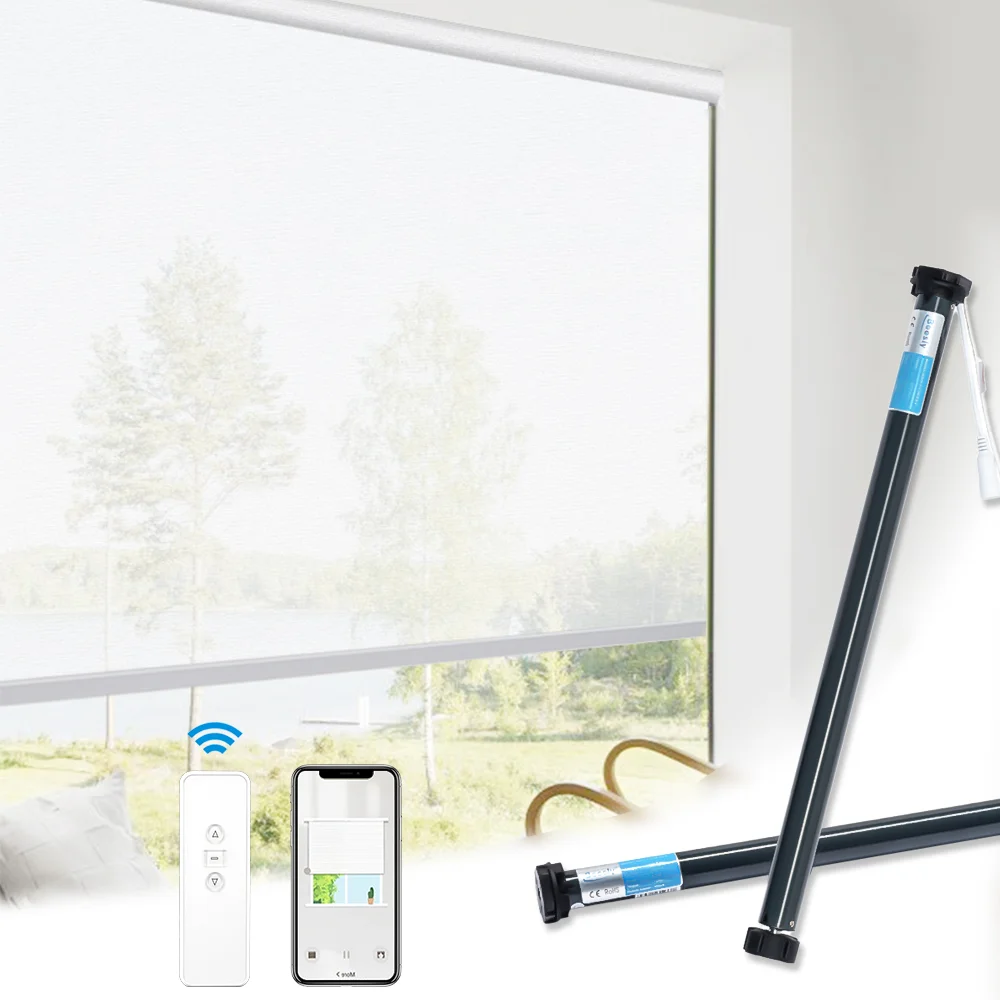 factory direct wired motor for zebra shade google home voice control electric motorized wireless battery motor roller blinds