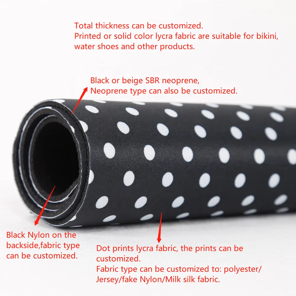 Jianbo Factory Custom 3mm 5mm SBR Wholesale Rubber Camo Printed Neoprene Rubber Fabrics For Sale