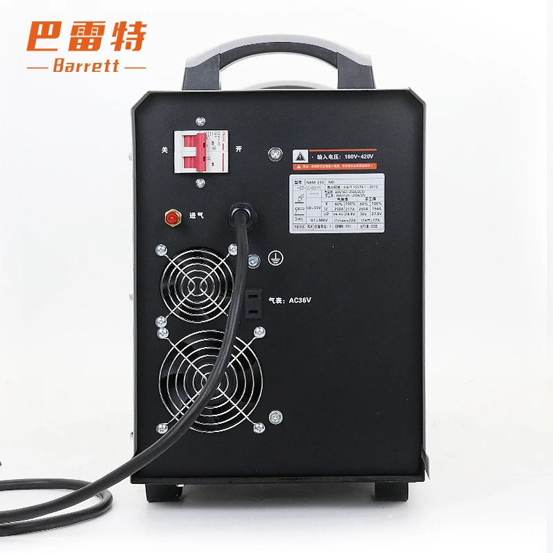 Barrett NBM250 350 500 двойной импульсный газовый сварочный алюминиевый аппарат промышленный низкопробный с двумя защитными машинками