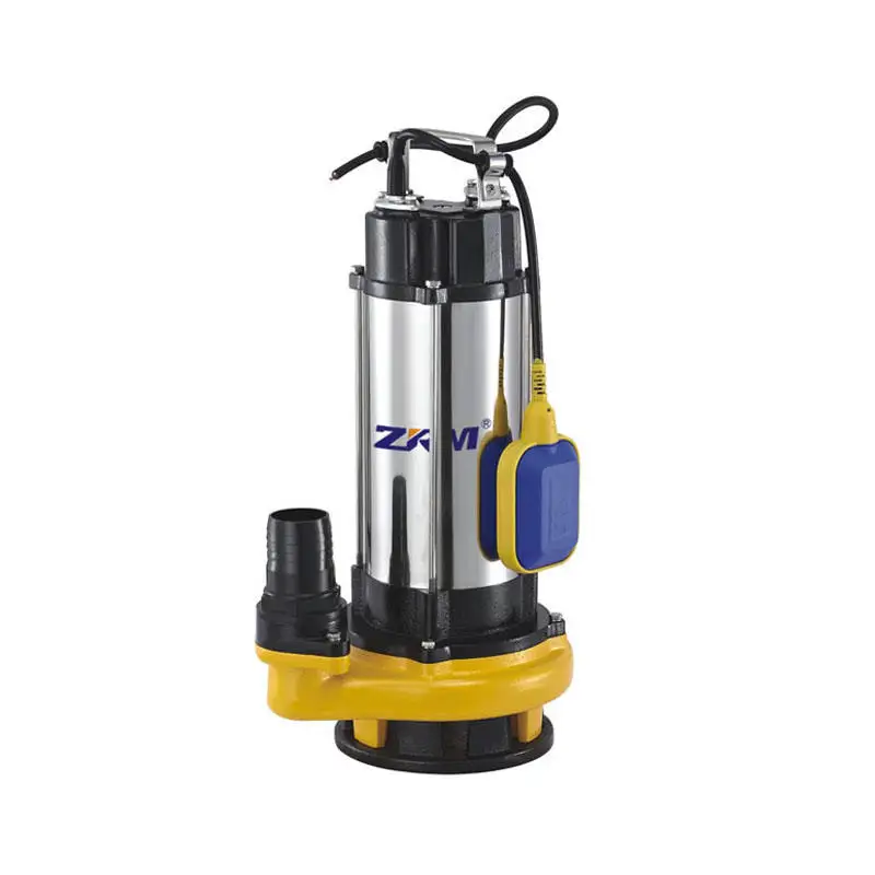 220V 50HZ 2HP Electric AC Dirty Water Pump Vertical Submersible Sewage Water Pump With Float Switch