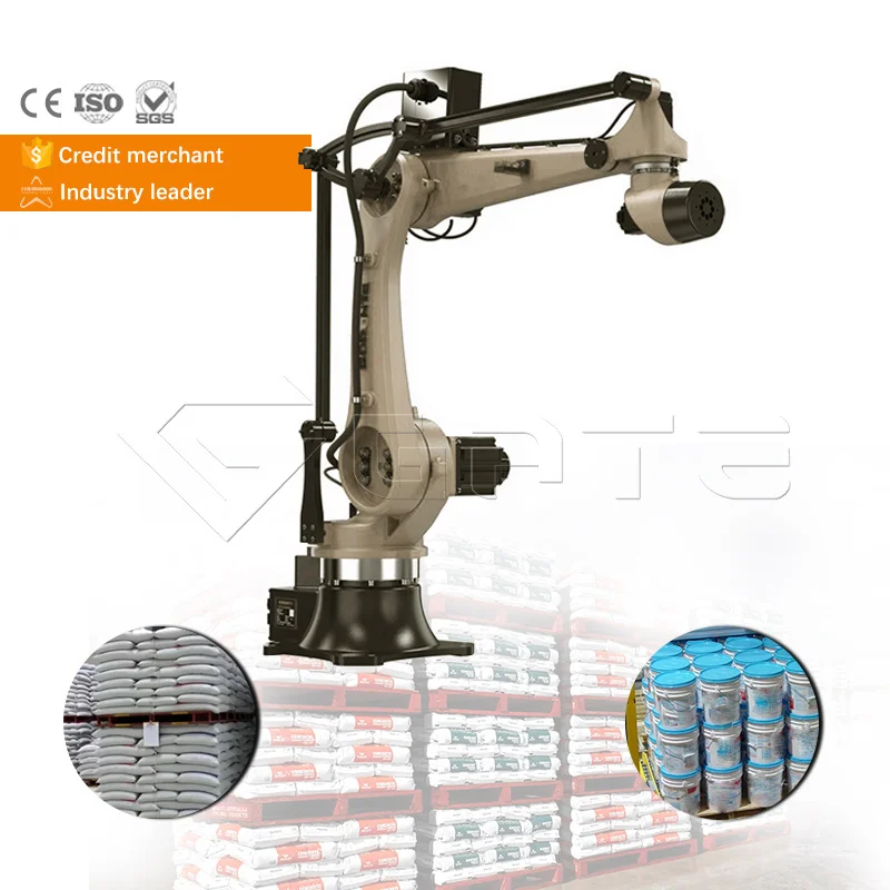 MS 180KG Kuka Robot Karton Palletizer Automatic Palletizer Machine For Stacking Water