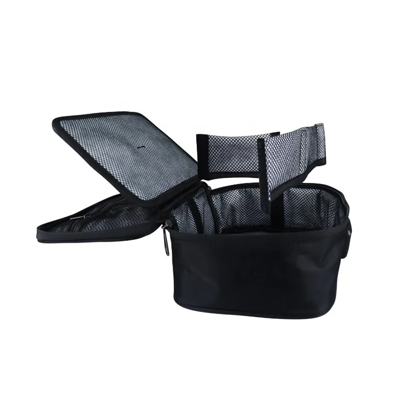 
Customize factory polyester smell proof stash case with carbon fiber 