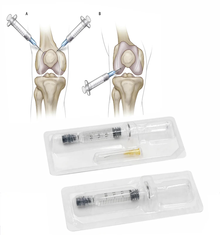 
2ml Non Cross Linked Hyaluronic Acid Gel Knee Joint Injection for Osteoarthritis 