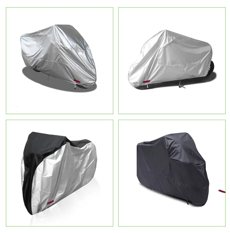Motorcycle Cover 210D Oxford / Dustproof Waterproof Universal Protective Cover Sun Protection Super Large for Motorbike Outdoor