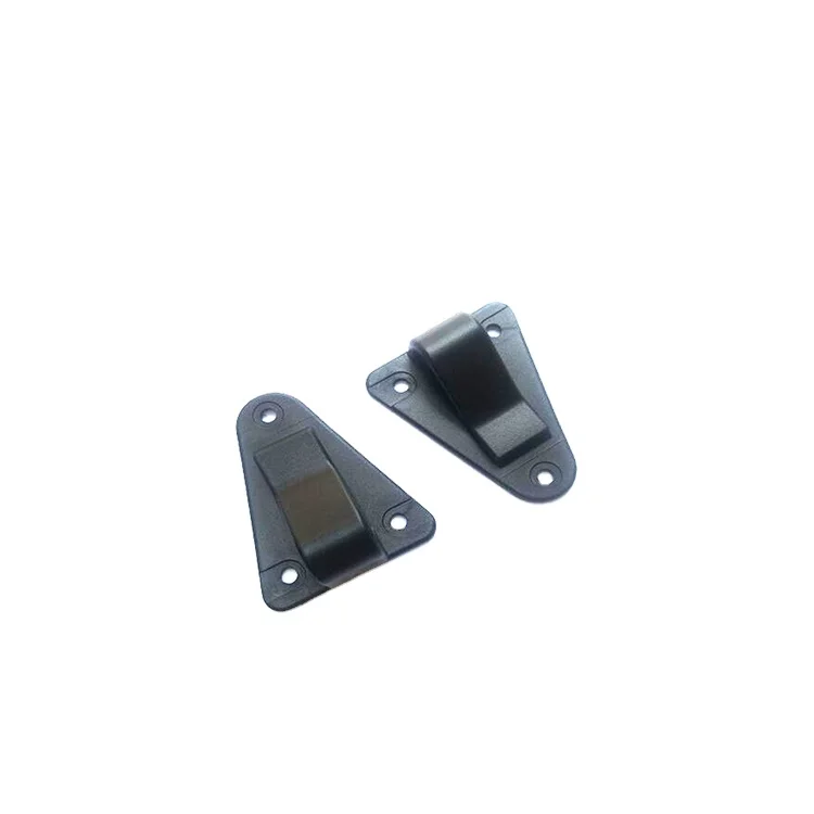 High quality custom designer backpack accessories black bag clasp clip swivel plastic snap hook plastic bag hook