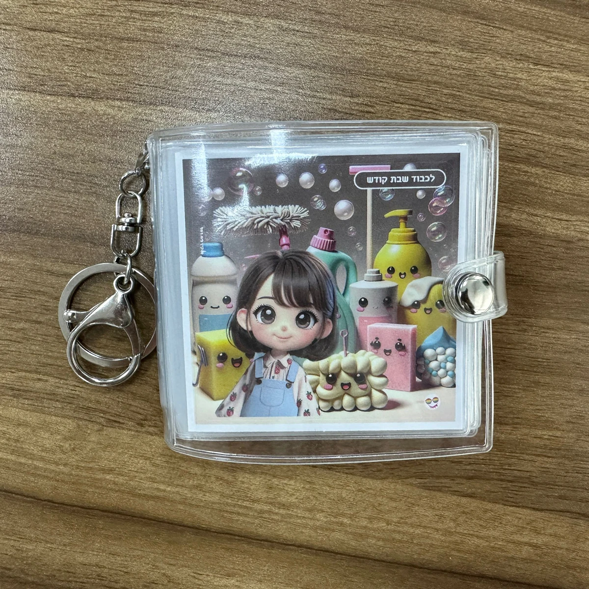 2024 Custom mini photo album photo storage album PVC photo organizer with keyrings 36 Pockets Mini Picture Book