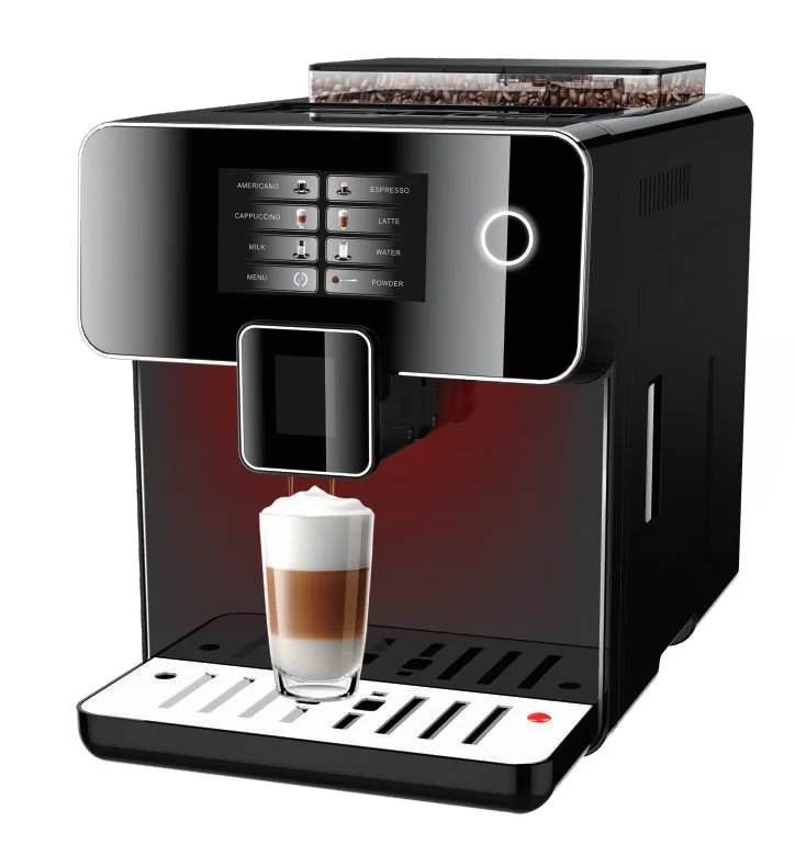 Professional barista pro commercial equipment cafe automatic making espresso coffee machine with grinder