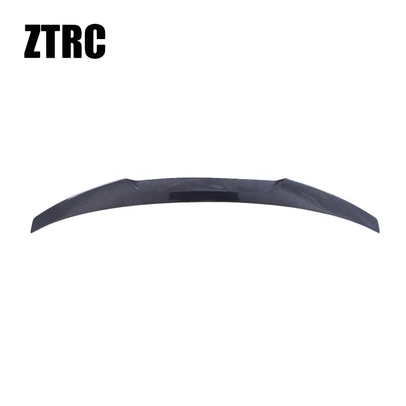 For AUDI A5 S5 RS5 B9 B9.5 Coupe 2Door M4 Style Real carbon fiber material Rear Spoiler Trunk wing 2017-2024