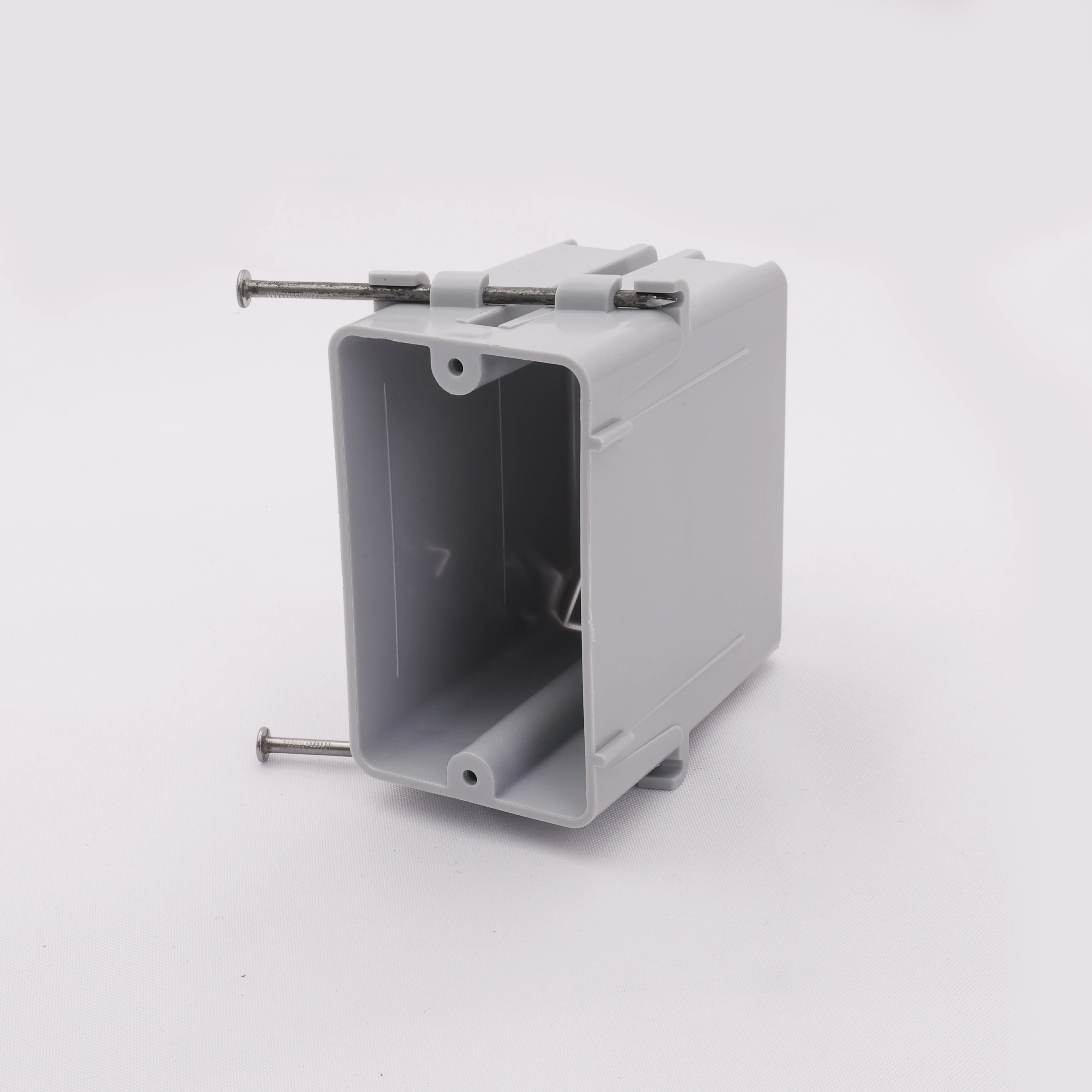 Shanghai Linsky ETL 2hr Single Gang 20.3 cubic inch deep new work plastic switch outlet box with nail