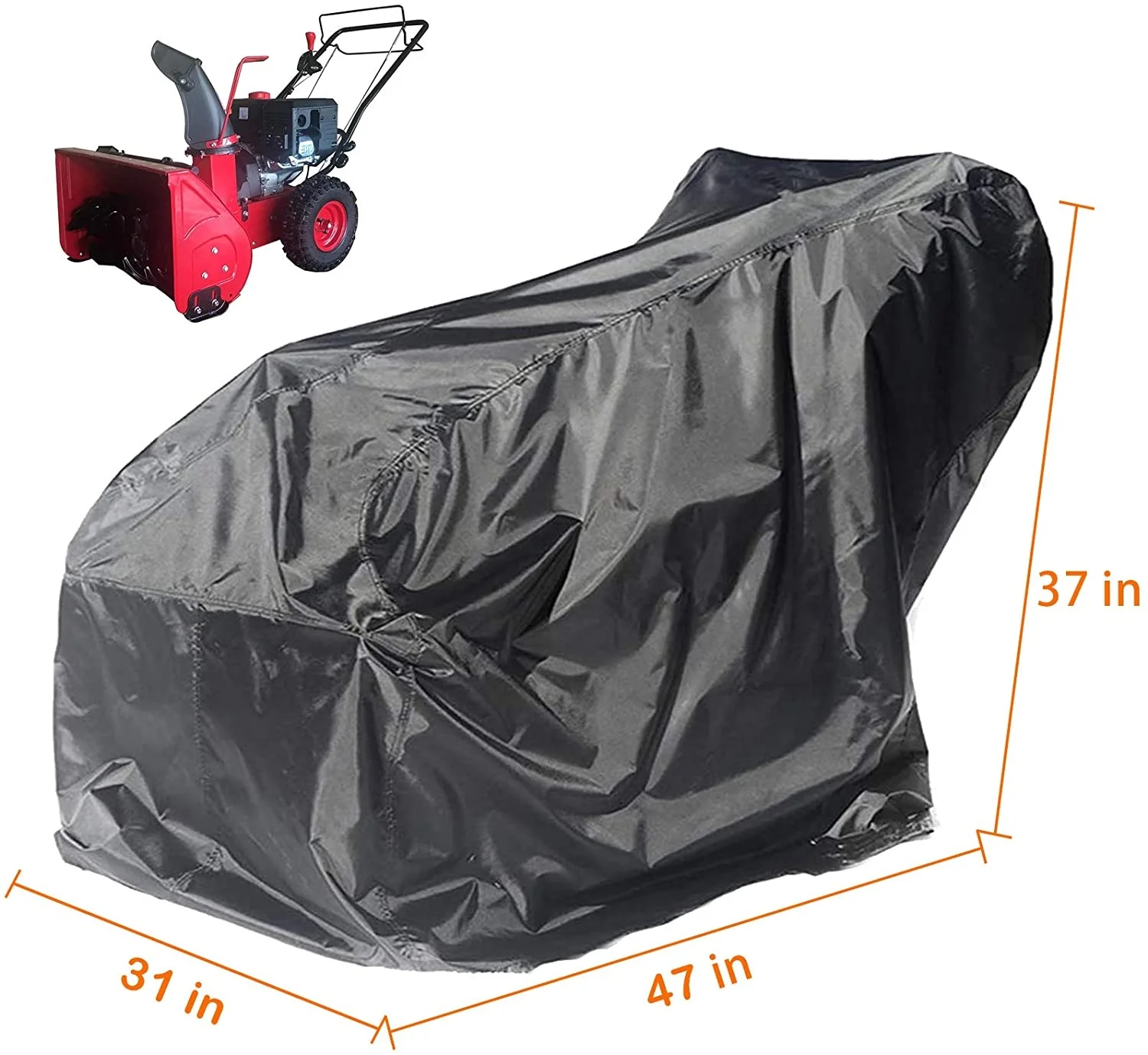 Threewen горячие продажи дополнительно комплект из двух хранения снегоочиститель покрытие любую погоду водонепроницаемый Heavy Duty машина для очистки снега крышка