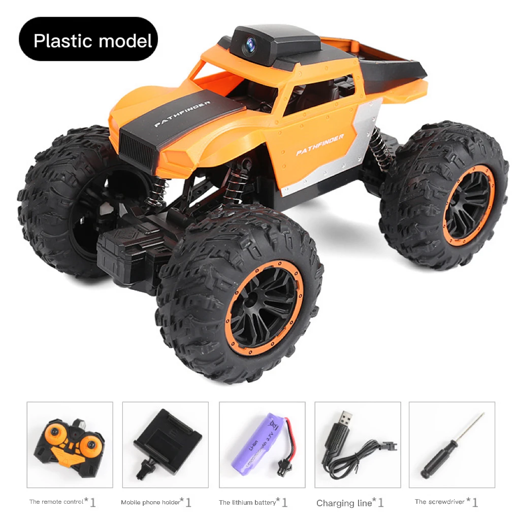 Dual Mode Speed 2.4G 1:18 Climbing Remote Control RC Camera Car, Long Range Wireless Wifi RC Car With Camera