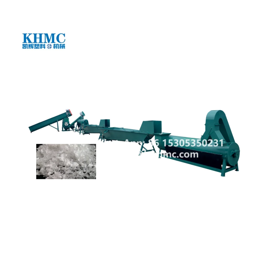 PET flakes making Line PET bottle plastic recycling washing machine