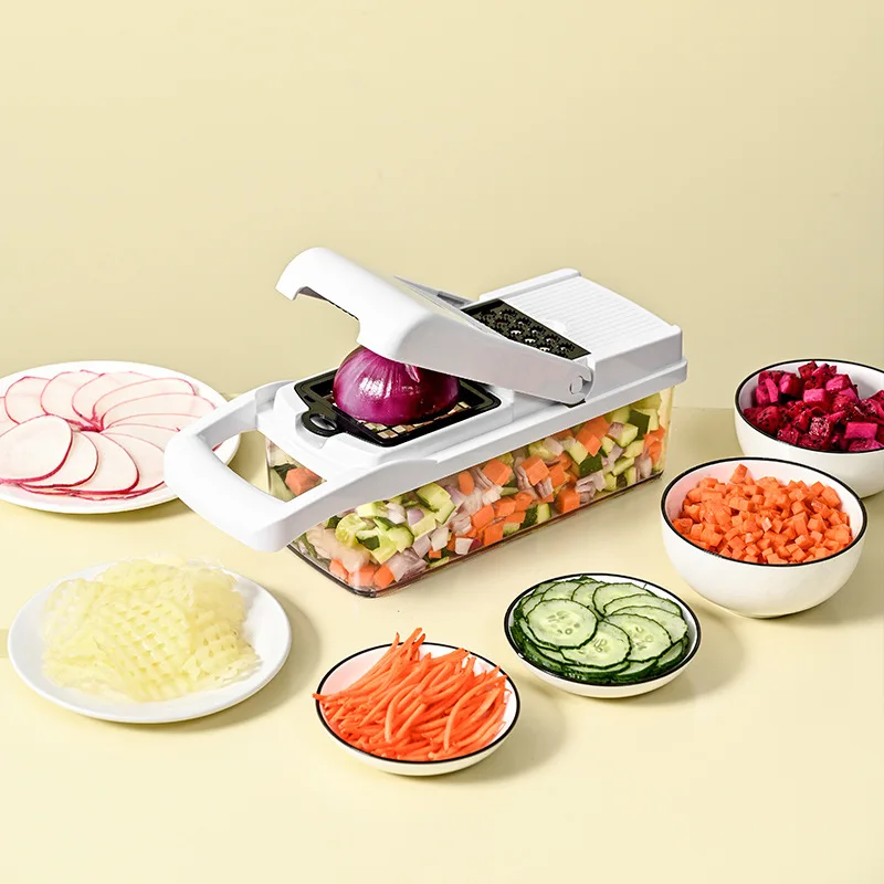 Multifunctional Magic Shredder Grater Vegetable Chopper for Fruits and Vegetables Onion Chopper with Container