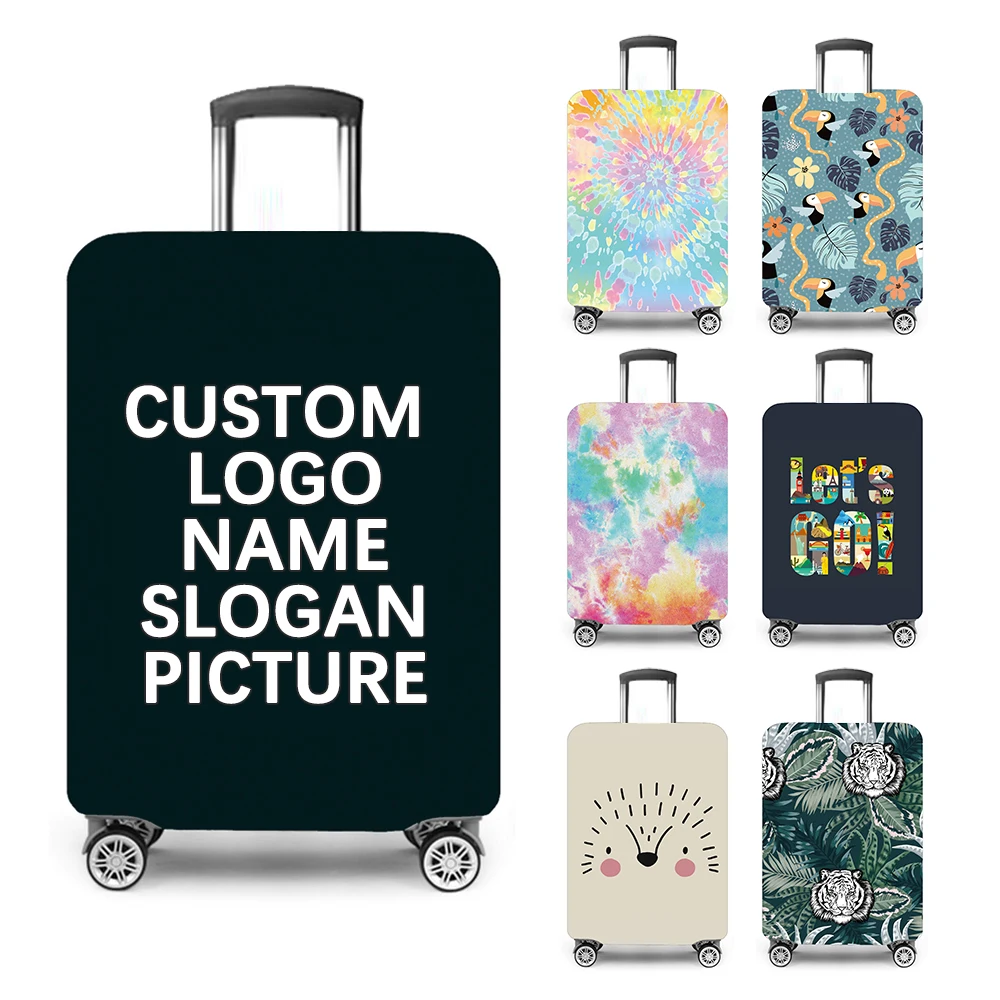Plain Cheap Spandex Luggage Suit Case Protector Personalized Suitcase Trolley Cover
