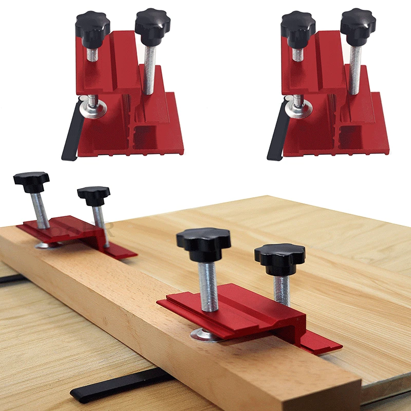 Woodworking Splicing Board Fixed Clip Cutting Parallel Clamp Woodworking Desktop Quick Clamp Aluminum