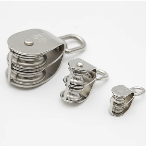 Good quality  Double pulley excellent quality stainless steel Double pulley