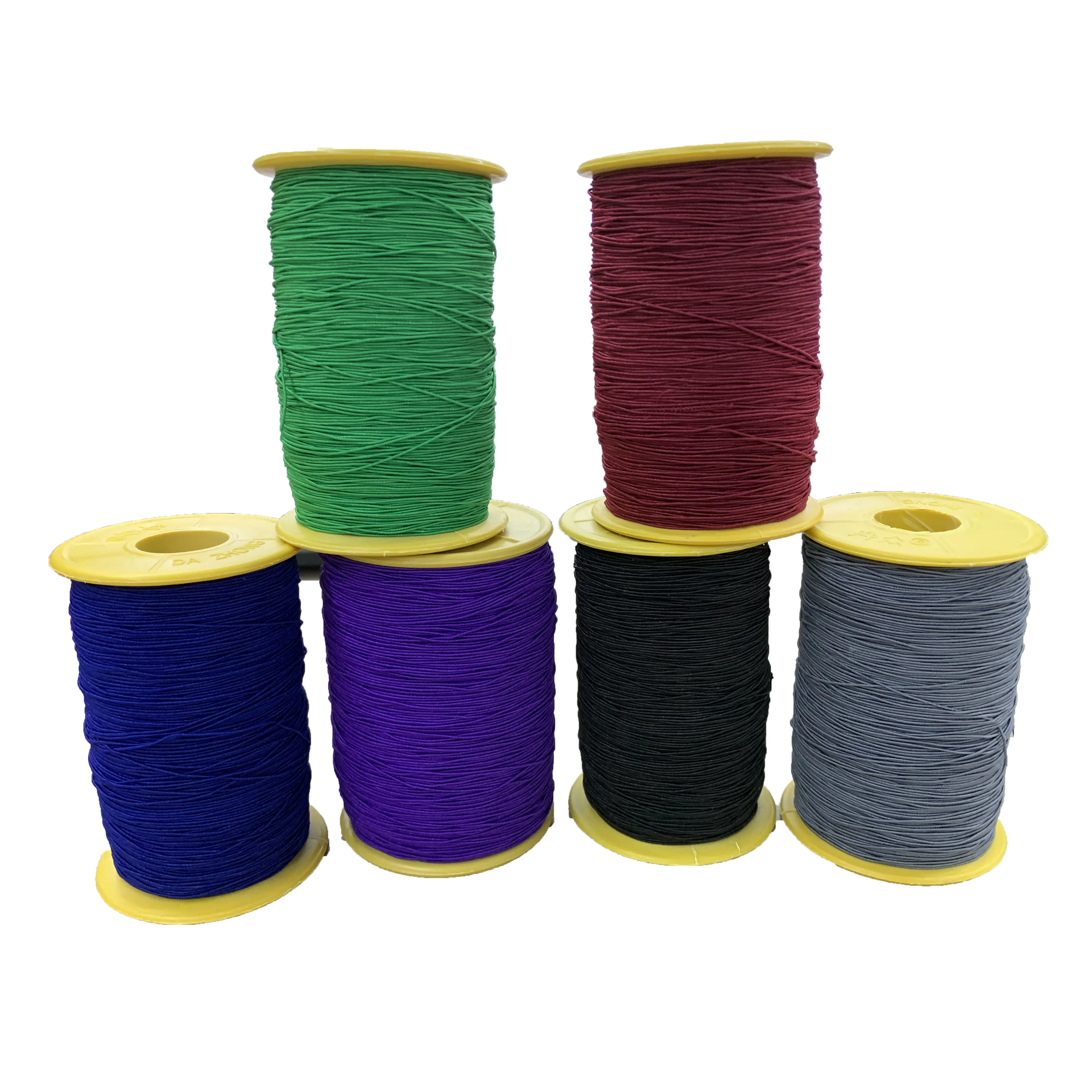 1 MM Colors Elastic Cord Beading sewing Thread Stretch String Fabric Crafting string for Jewelry Making