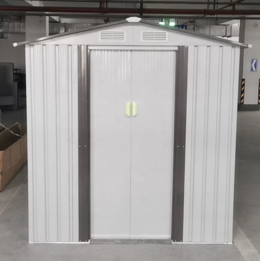 
2.1m2 Small Strong DIY Prefab Metal Garden Tool Storage Shed 