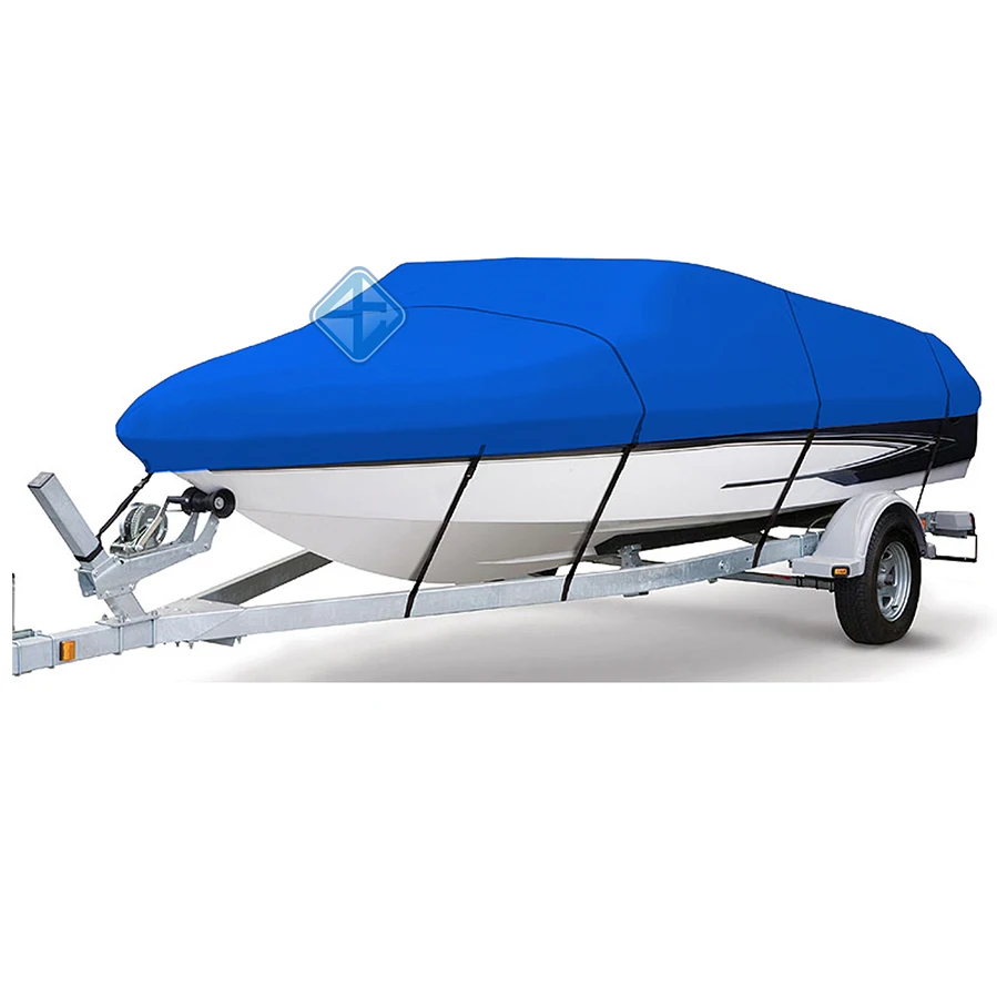 600D Solution Dyed Polyester Fabric Boat Cover with PU Coating