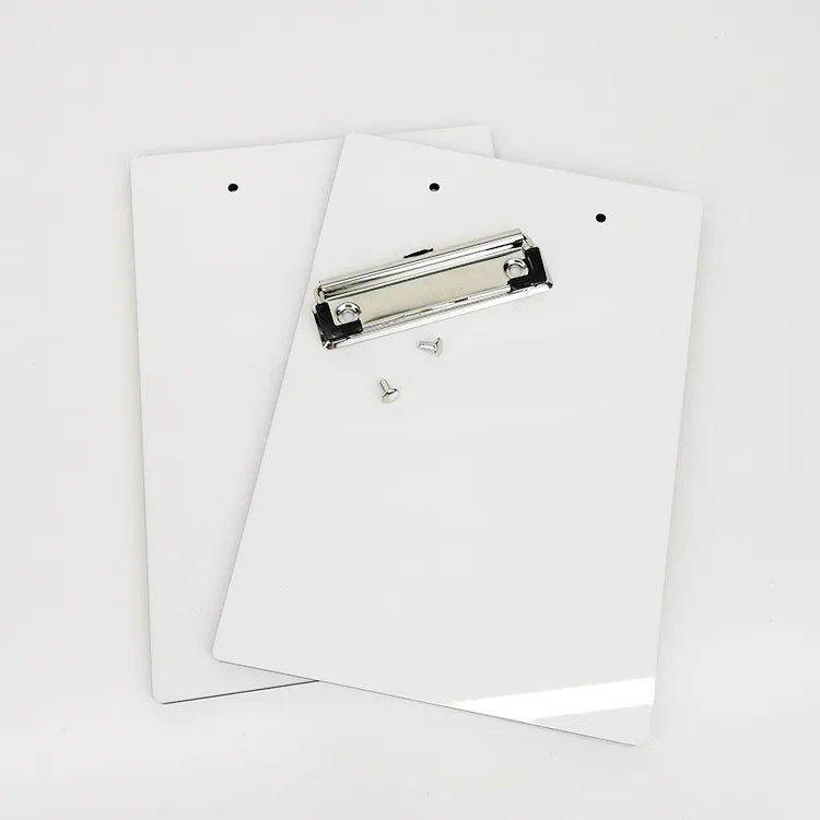 Double sided sublimation clipboard A4 A5 size wooden clipboard blanks for customized printing