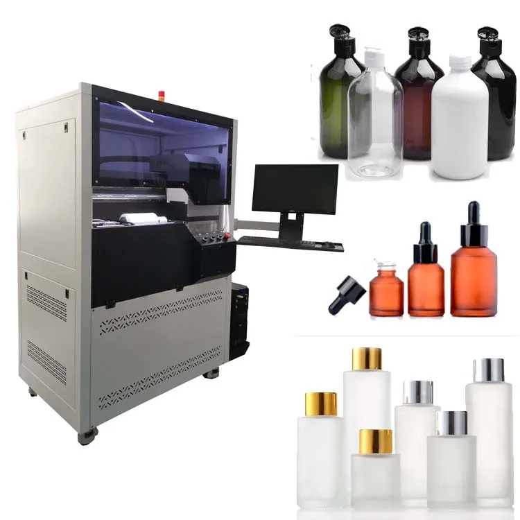 Ripstek  digital bottle uv printer ,Cylindrical  on bottles aluminum cans print machine ,printing machine for cans