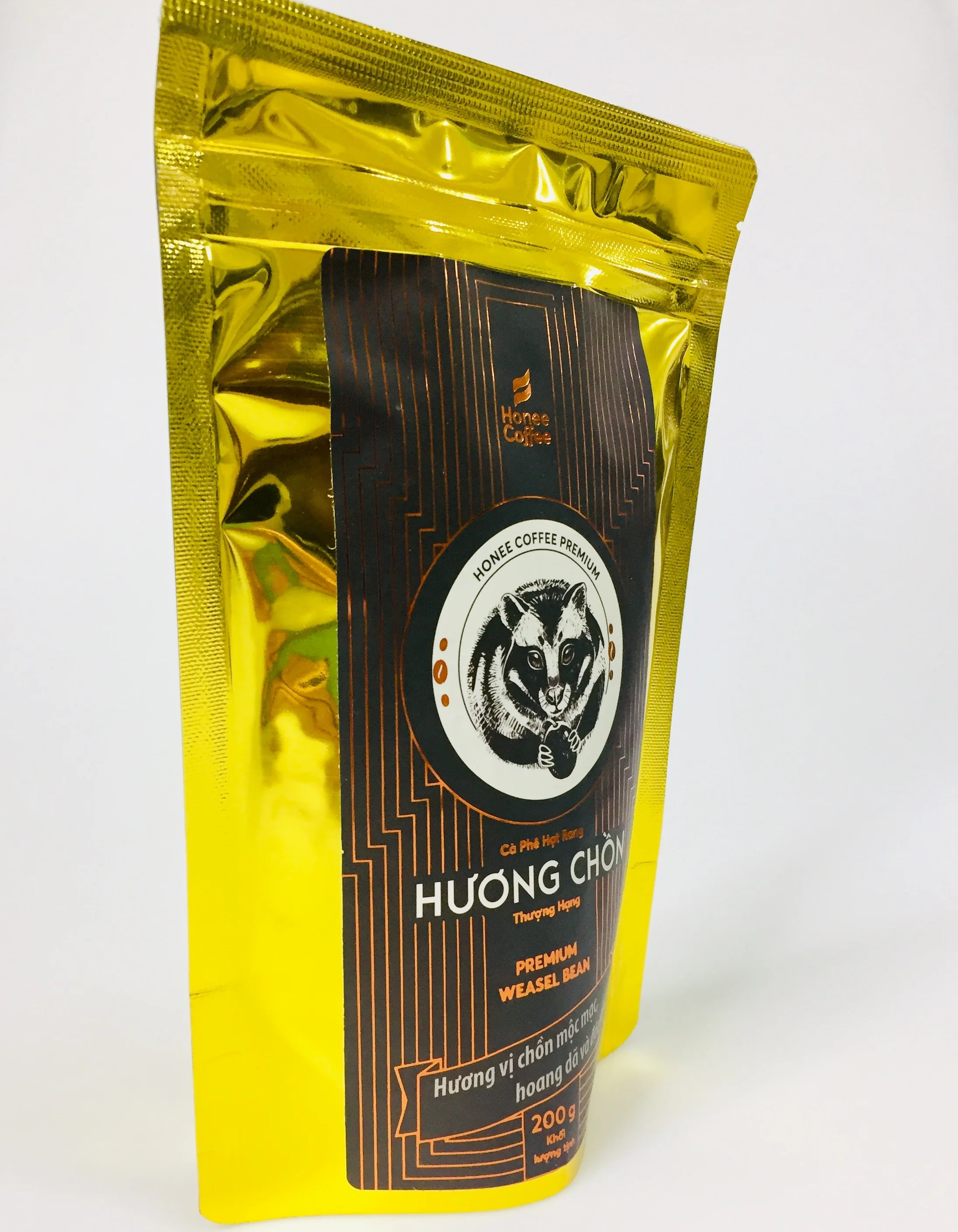 Кофейные цельные зерна кофейные чипсы Kopi luwak из Вьетнама-кофе Honee