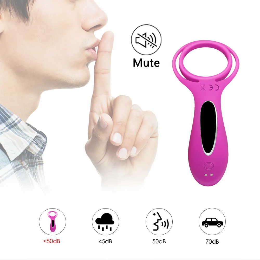 Hot Cock Ring Adult Sex Toys Vibrator Ring Penis Adult Toy Delay Locking Sex Toy Delay Locking Cock Vibrator Ring For Male