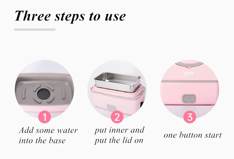 factory supply portable  electric heating  lunch box