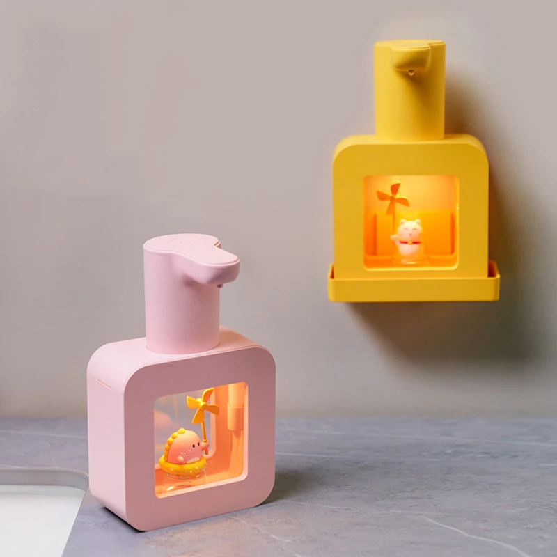 Shopify Sourcing Agent 2024 Portable Cartoon Cute 400ml USB Charging Automatic Sensor Foam Soap Dispenser