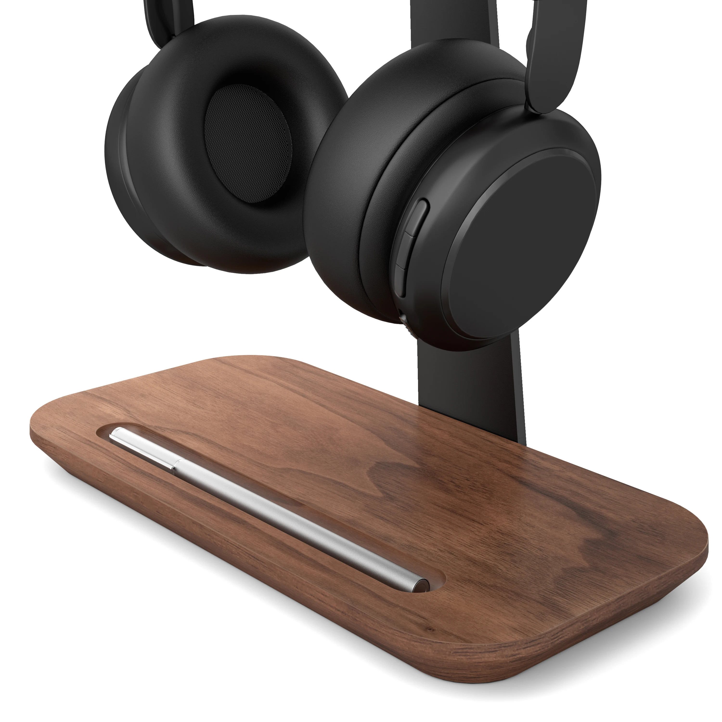 Folding metal table cell headphone aluminium ergonomic foldable desktop mobile phone adjustable portable headphone stand holder