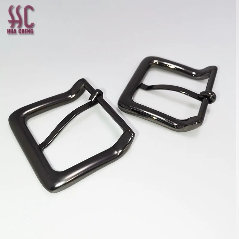40mm size high quality western style custom logo design metal pin belt buckles for men belt buckle