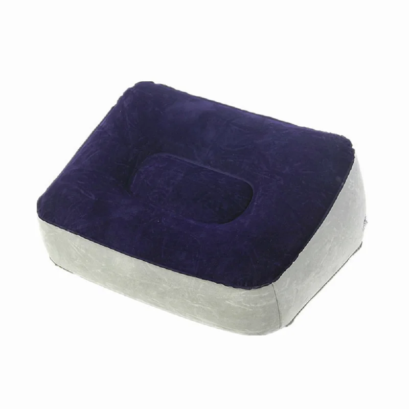 Travel Footrest Plane Train Kids Bed Foot Rest Inflatable Travel Foot Rest Pillow Kids Airplane Bed Adjustable Height Leg Pillow