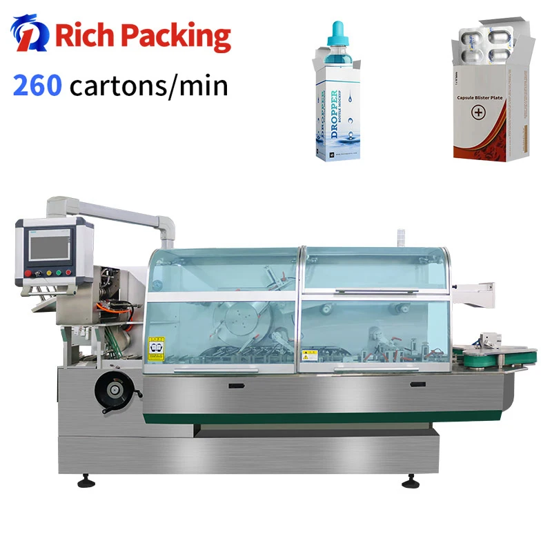 High Speed Automatic Blister Cartoning Machine Paper Box Cartoning Packaging Machine