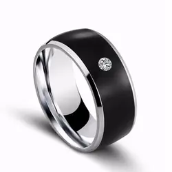 Newest smart ring nfc gold waterproof nfc smart ring for Android with functional couple stainless steel jewelry